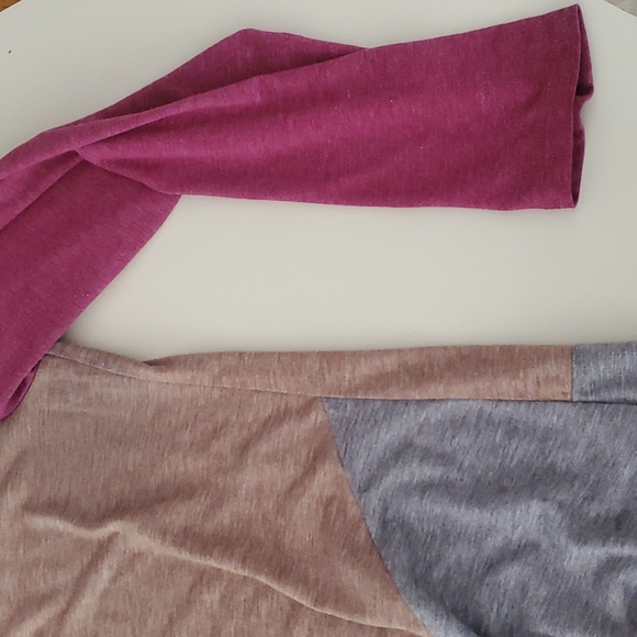 Long sleeve size XXL color block shirt - Picture 5 of 7